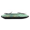 Ambesonne Ethnic Chair Seating Cushion Set of 2, Abstract Flower Arrangement Mandala Style Nature Elements Vibrant, Anti-Slip Seat Padding for Kitchen & Patio, 16"x16", Pale Yellow Turquoise view 3