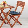 Ambesonne Lighthouse Chair Seating Cushion Set of 2, Abstract Helms Marine Navigation Towers Cartoon Style Pattern, Anti-Slip Seat Padding for Kitchen & Patio, 16"x16", Navy Blue Red White view 2