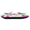 Ambesonne Modern Chair Seating Cushion Set of 2, Rainbow Colorful Butterfly Romantic Art, Anti-Slip Seat Padding for Kitchen & Patio, 16"x16", Dark Blue Yellow view 3