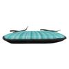 Ambesonne Aqua Chair Seating Cushion Set of 2, Abstract Ocean Inspired Palette Lines Geometrical Image Illustration, Anti-Slip Seat Padding for Kitchen & Patio, 16"x16", Turquoise Pale Blue view 3