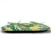 Ambesonne Nature Chair Seating Cushion Set of 2, Tropical Plants with Large Evergreen Leaf Lemon Botany Palm Jungle Graphic, Anti-Slip Seat Padding for Kitchen & Patio, 16"x16", Yellow Forest Green view 3