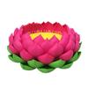 3" Realistic Fake Lotus Buddha Stand Pedestal Thai Arrange in Offering view 1
