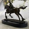 Horse Jockey Racing Equine Art Tribute Thoroughbred Bronze Marble Statue Deal view 3