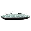 Ambesonne Mint Chair Seating Cushion Set of 2, Abstract Zigzag Chevron Tribal Pattern with Minimalist Effects Modern Boho Design, Anti-Slip Seat Padding for Kitchen & Patio, 16"x16", Teal White view 3