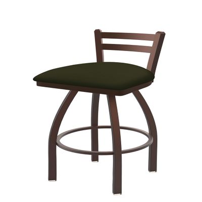 HBS 411 Jackie Low Back 30" Swivel Bar Stool with Bronze Finish and Canter Pine Seat