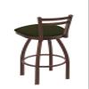 HBS 411 Jackie Low Back 30" Swivel Bar Stool with Bronze Finish and Canter Pine Seat view 3