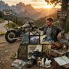 Motorcycle Blanket Gifts for Men and Women Throw Blanket for Couch Sofa Bed Plush Throw Fleece Blanket Soft Cozy Bedding for Kids and Adults Bedroom Size 80"x60" view 3