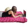 XFYJR Fashion Hand Knitting Chunky Merino Wool Blanket Thick Big Yarn Roving Knitted Yarns Blanket Warm Throw Sofa Cover Blankets (Color : S, Size : 60x60cm) view 1