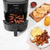 Chefman TurboFry Touch Air Fryer, The Most Compact And Healthy Way To Cook Oil-Free, One-Touch Digital Controls And Shake Reminder For The Perfect Crispy And Low-Calorie Finish, 5 Quart view 4