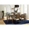 Riverside Furniture Monterey Upholstered Wood Dining Side Chair in Mink Brown view 2