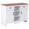 OS Home & Office Furniture 25305 White Countryside Buffet w/ 2 Drawers & 2 Doors view 1