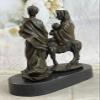 Baby Jesus Mary & Joseph Signed Christian Art Bronze Sculpture Statue Decorative view 4