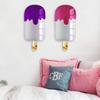 4ArtWorks Ice Cream Wall Art 12" x 24" - Ready to Hang Wall Mirror Decoration for Bedrooms, Nursery Room, Dorms, Baby Playroom Accent Mirror view 2