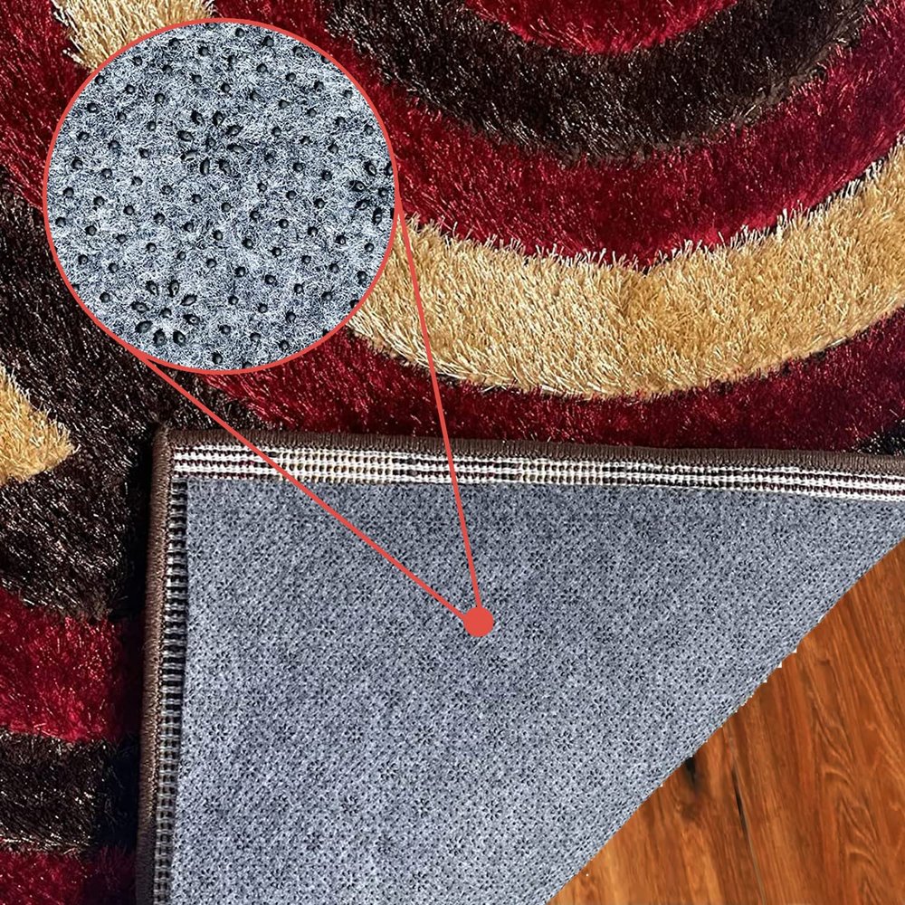Home Must Haves 1/3" Thick Premium Non-Slip Reduce Noise Carpet Mat for Hardwood Floor Rug Pad (8x10) Premium-RugPad-8x10 Grey
