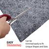 Home Must Haves 1/3" Thick Premium Non-Slip Reduce Noise Carpet Mat for Hardwood Floor Rug Pad (8x10) Premium-RugPad-8x10 Grey view 3