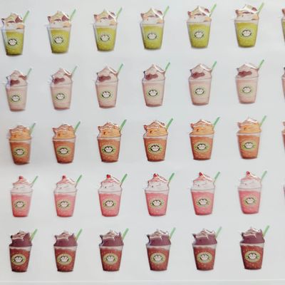 Adhesive Resin for Clays MF 108 Cute Drinks (2 cm) 50 Units