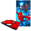 Marvel Spiderman Towel Set for Kids - Bundle with 27x54 Spiderman Microfiber Towel, Tote Bag, Stickers and More (Spiderman Pool and Bathroom Set) view 2