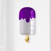 4ArtWorks - Grape Ice Cream Wall Art 7" x 16"- Ready to Hang Wall Mirror Decoration for Bedrooms, Nursery Room, Dorms, Baby Playroom Accent Mirror view 2