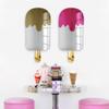 4ArtWorks Ice Cream Wall Art 12" x 24" - Ready to Hang Wall Mirror Decoration for Bedrooms, Nursery Room, Dorms, Baby Playroom Accent Mirror view 4