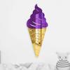 4ArtWorks - Acrylic Ice Cream Cone Grape Wall Art - Ready to Hang Wall Mirror Decoration for Bedrooms, Nursery Room, Dorms, Baby Playroom Accent Mirror - Hand Assembled & Made in The USA view 4