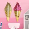 4ArtWorks - Acrylic Ice Cream Cone Strawberry Wall Art - Ready to Hang Wall Mirror Decoration for Bedrooms, Nursery Room, Dorms, Baby Playroom Accent Mirror - Hand Assembled & Made in The USA view 4