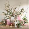 Ling's moment Flower Garland - 6FT Eucalyptus & Rose - Sweetheart Table Decor for Wedding Reception, Artificial Silk Floral Garland for Mantle, Spring, Garden Christmas Decoration, White Beige view 2