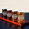Personalized Beer Can Set of Four Glasses Asperous Monogram Laser Engraved 5 oz Custom Glass for Men, House Warming and Weddings view 4