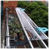 Sonakia 600g/m Tarp Waterproof Heavy-Duty, Transparent PVC Tarpaulin, Tear-Resistant Tarp with Eyelets, Weatherproof Tarpaulin Cover for Garden Furniture, Plants, Terraces, Clear,1x2.5m/3.3 * 8.2ft view 4