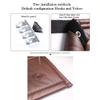 Doorway Soundproof Door Curtains , Home Thermal Insulated Cotton Cover Barrier, Winter Thicken Cotton Heavy Duty PU Cloth Soundproof Sheet, Windproof Waterproof Cold Protection Blanket Living Room view 3