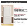 Doorway Soundproof Door Curtains , Home Thermal Insulated Cotton Cover Barrier, Winter Thicken Cotton Heavy Duty PU Cloth Soundproof Sheet, Windproof Waterproof Cold Protection Blanket Living Room view 2