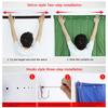 Doorway Soundproof Door Curtains , Home Thermal Insulated Cotton Cover Barrier, Winter Thicken Cotton Heavy Duty PU Cloth Soundproof Sheet, Windproof Waterproof Cold Protection Blanket Living Room view 4