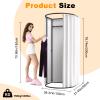 Clothing Store Fitting Room, Strong Load- Bearing Locker Room Removable Portable Stable Privacy Dressing Room for Indoor Outdoor House Office Shopping Mall ( Color : White , Size : 100x95x200cm ) view 2