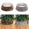 Carpet Skirt,laozibierewo1 Sequins Glitter Christmas Tree Base Collar Around Decorative Skirt Decor view 4