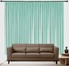 Archu Sheets Pinch Pleated with Hanging Hook Curtains Living Room Bedroom Meetingroom Club Theater Patio Sliding Door Extra Long Drapes (Seafome Green Solid, 72 Inch Wide by 96 Inch Long- 1 Panel) view 1