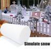 BTSEURY White Snow Blanket Christmas s Fake Snow Blanket Decoration Artificial Snow Blanket Fake Snow for Christmas Village Christmas Tree Skirts Backdrop Winter Party Decor view 2