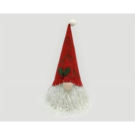 Menards 18" Gnome Tree Topper Tabletop Decoration Christmas Holiday Hat