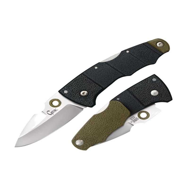2-Piece Grik Folding Knife 13 x 6 x 3centimeter