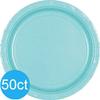 Round Paper Plates - 10" (50 Pieces) - Perfect for Parties, Picnics, & Everyday Meals, Robin's-Egg Blue view 1