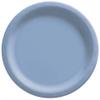 10" Round Paper Plates, Mid Ct. - Pastel Blue view 1