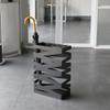 Umbrella Stand Rack Black Metal Umbrella Holders, Large Capacity Umbrella Bucket with Hooks, Used for Business Hotel Office Entrance, Can Store 20 Umbrellas view 3