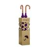Umbrella Stand Rack Golden Metal Umbrella Stand, Modern Creative Umbrella Bucket, Rust- Proof and Durable for Storage of Umbrellas and Canes in The Entrance Corridor, 15x15x50cm view 1
