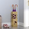Umbrella Stand Rack Golden Metal Umbrella Stand, Modern Creative Umbrella Bucket, Rust- Proof and Durable for Storage of Umbrellas and Canes in The Entrance Corridor, 15x15x50cm view 2