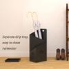 Umbrella Stand Rack Modern Metal Umbrella Stand, Umbrella Storage Bucket with Drip Tray, Umbrella Holders Can Store 8-12 Umbrellas, for Family Business Hotels (Color : Black) view 3