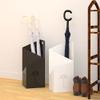 Umbrella Stand Rack Modern Metal Umbrella Stand, Umbrella Storage Bucket with Drip Tray, Umbrella Holders Can Store 8-12 Umbrellas, for Family Business Hotels (Color : Black) view 4