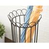 Umbrella Stand Rack Vintage Umbrella Stand, Metal Wrought Iron Umbrella Bucket, Umbrella Storage Rack for The Entrance of Family Business Hotel, with Drip Tray view 4