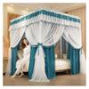 Bed Canopy Four- Corner Column Luxury Bed Canopy Curtain Double Bed Cover, for Double- Layer Dust- Proof and Light- Proof Bed Curtains in Four Seasons, with Frame (Size : 200x220x200cm) view 1
