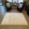 LAMBZY Faux Sheepskin Super Soft Hypoallergenic Silky Shag Rug for Living Room, Kids Room, Sofa (8'x11', Cream) view 1