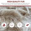 LAMBZY Faux Sheepskin Super Soft Hypoallergenic Silky Shag Rug for Living Room, Kids Room, Sofa (8'x11', Beige) view 2