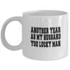Amisk Funny Anniversary Coffee Mug Another Year As My Husband AnniversaryGift For Husband, Valentines Day view 1