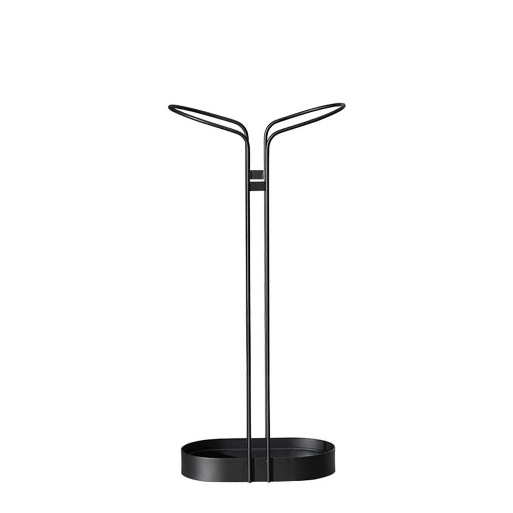 WXYZ Umbrella Stand Rack Creative Metal Umbrella Stand, Home Corridors, Porch Umbrella Storage Racks, Waterproof and Rustproof, with Removable Drip Tray 25x60cm